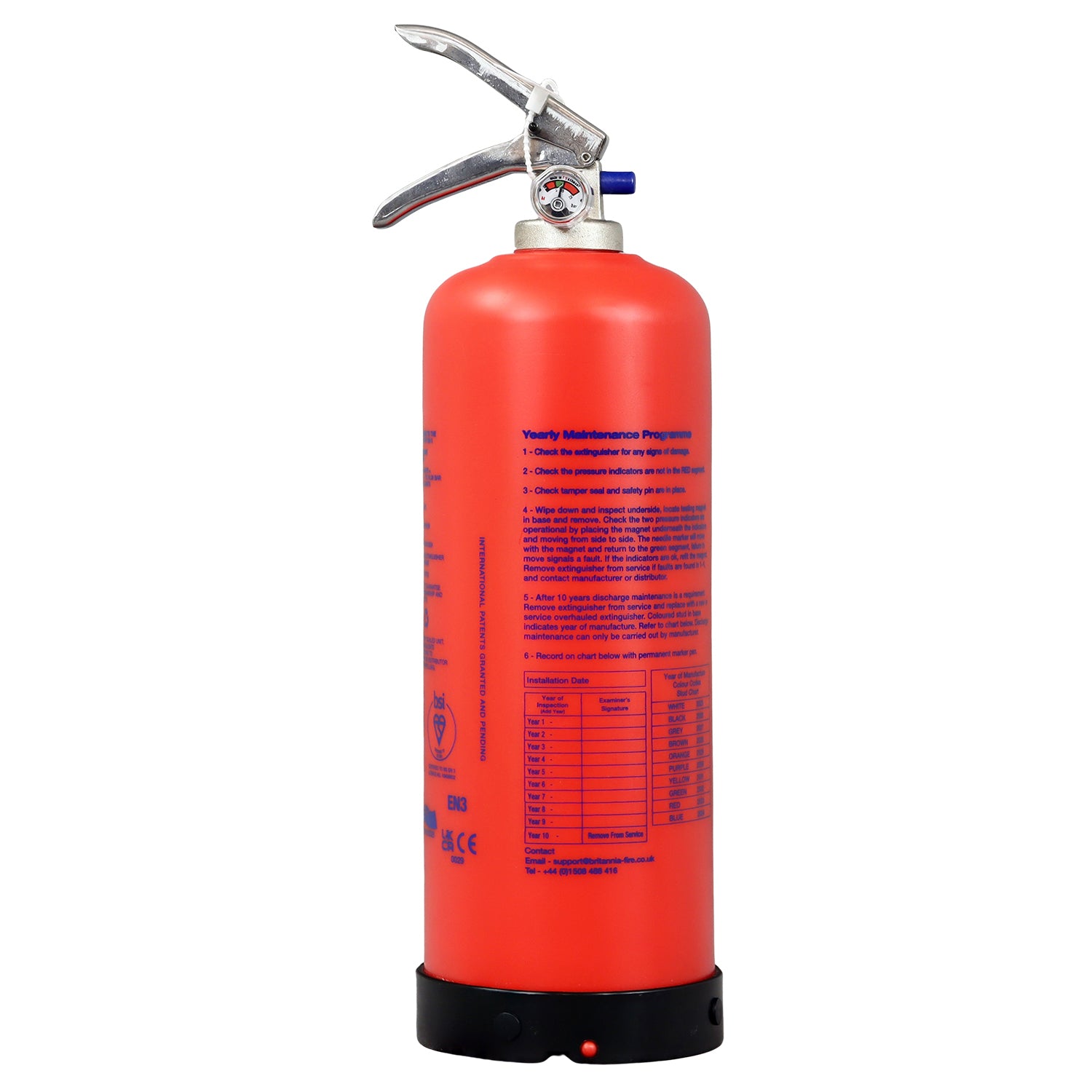 P50 Service-Free 2kg Powder Fire Extinguisher