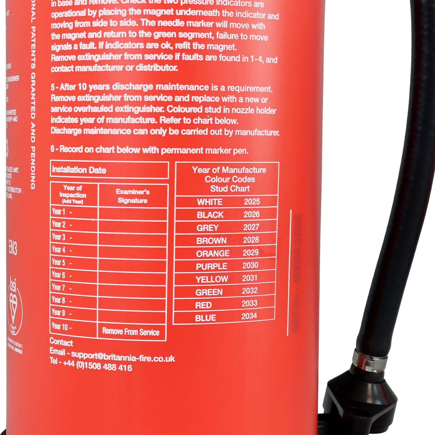 P50 Service-Free 6 Litre Water Mist Fire Extinguisher