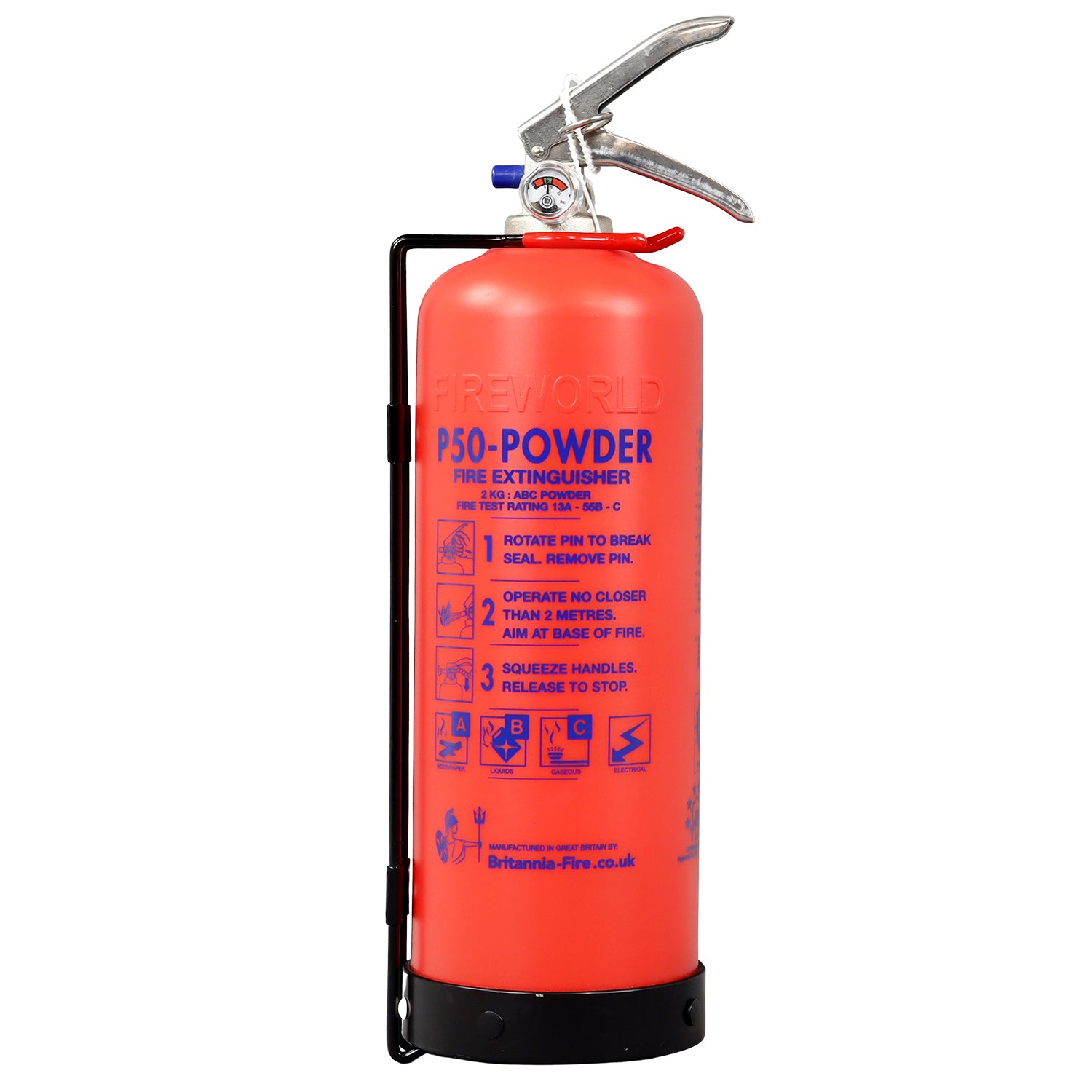 P50 Service-Free 2kg Powder Fire Extinguisher