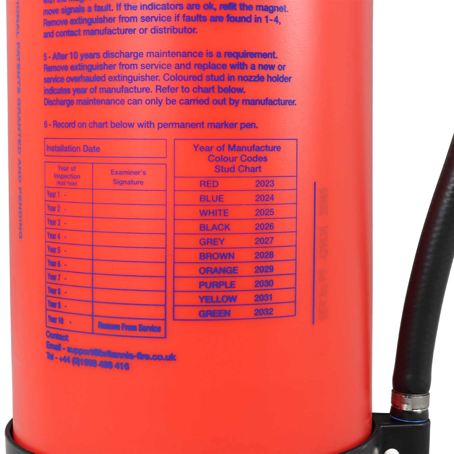 P50 Service-Free 9kg Powder Fire Extinguisher