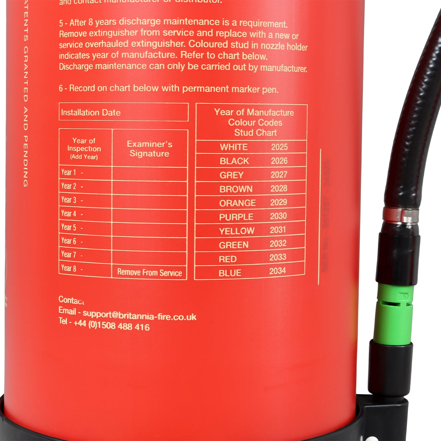 P50 Service-Free 9 Litre Foam Fire Extinguisher – Fluorine-Free